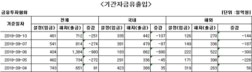 국내 주식형 펀드 나흘째 자금 순유출 - 1