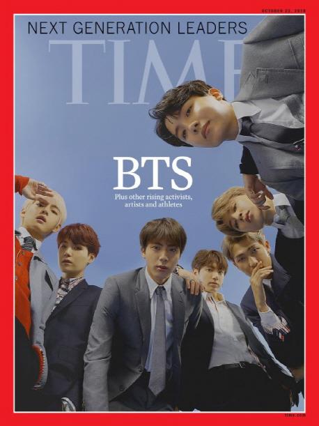 타임 커버 장식한 BTS