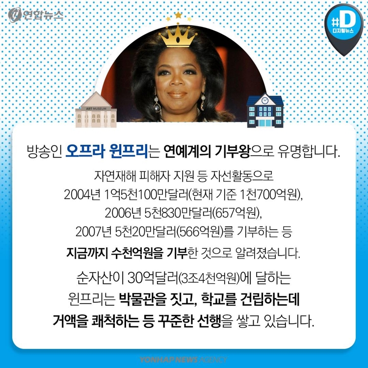 [카드뉴스] '영웅본색' 주윤발 전 재산 기부…할리우드 기부왕은? - 8