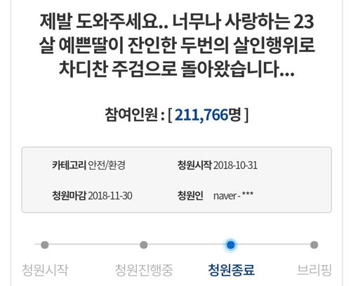 춘천 연인살해 20대 무기징역…"잔인한 범죄·끔찍한 비극 책임"(종합) - 1