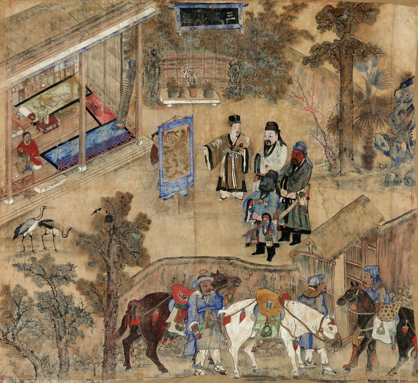 민화 '삼고초려'
