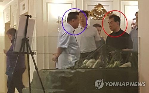 주말도 분주한 북한 실무진