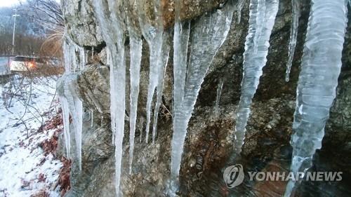 대관령 고드름