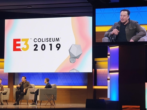 게임쇼 'E3 2019' 좌담회에 나온 일론 머스크