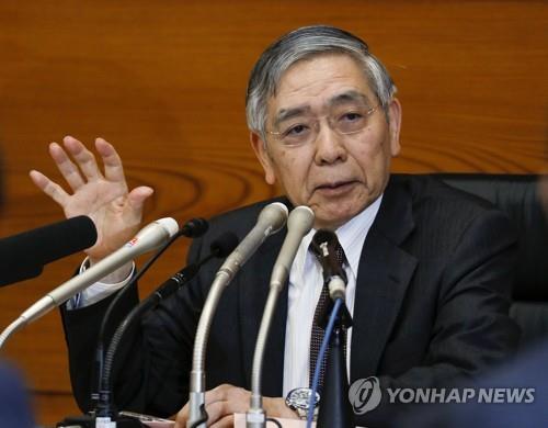 구로다 하루히코 일본은행 총재 기자회견
