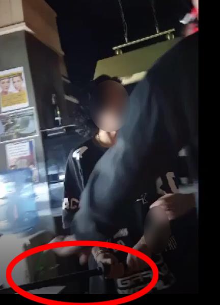 119구급대원에게 목검 든 남성