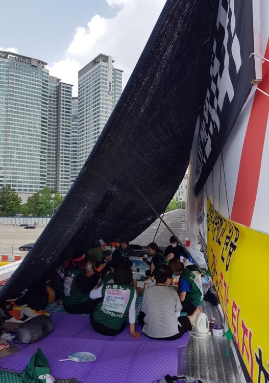 서울톨게이트 고공 농성장