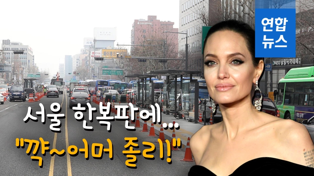 [영상] "꺅~졸리다!…서울 곳곳서 목격된 '학부모' 앤젤리나 졸리 - 2