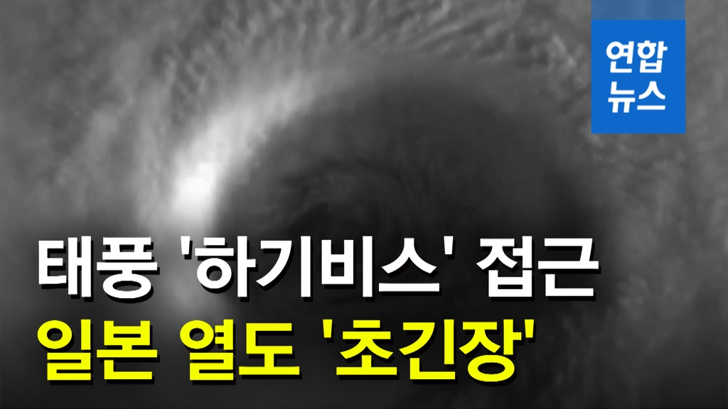 [영상] 강력 대형 태풍 '하기비스' 일본 열도 접근…역대급 피해 우려 - 2