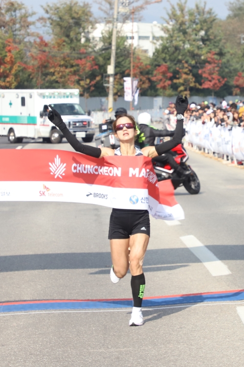 김수진, 춘천마라톤 여자부 우승
