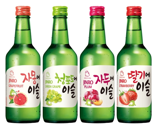 하이트진로 해외 수출 과일리큐르 4종