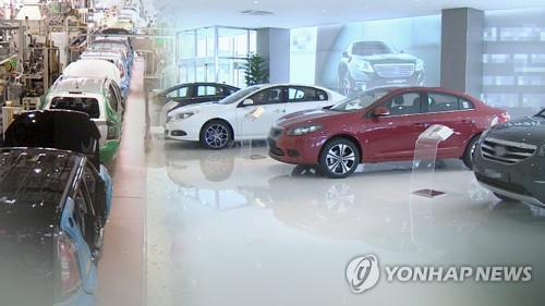 자동차 생산·내수·수출 '트리플 부진' (CG)