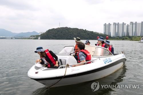 낙동강 녹조제어 통합플랫폼 연구 현장 점검