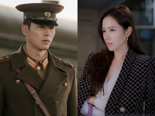 '사랑의 불시착' 속 현빈(왼쪽)과 손예진