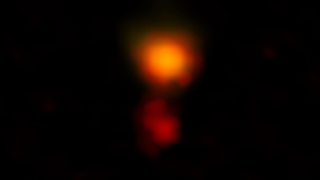 ALMA로 포착한 맘보-9 은하 이미지 