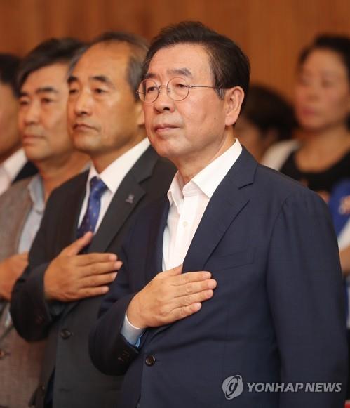 작년 8월 정읍 찾은 박원순 서울시장