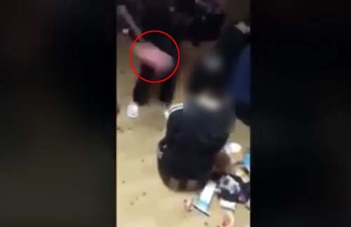 폭행 장면