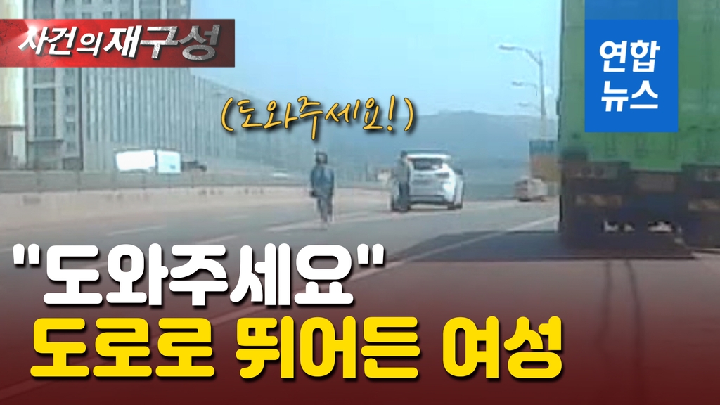 [영상] "도와주세요"…도로 뛰어든 여성이 발견한 '아장아장' 이것? - 2