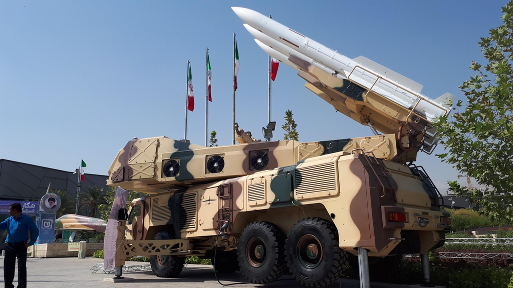 이란군의 대공방어 미사일 '세봄 호르다드'