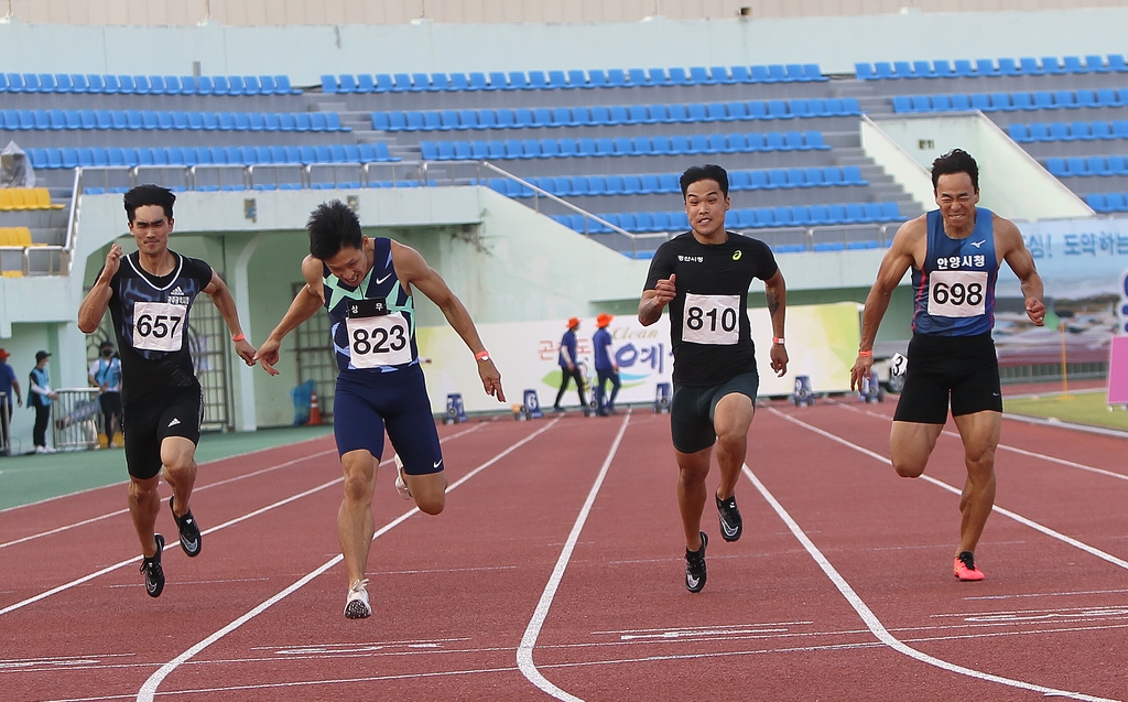 김국영, 남자 100ｍ 10초39로 우승