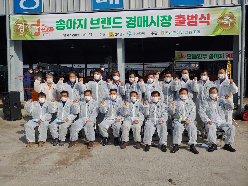 곡성 송아지 브랜드 경매시장 출범식