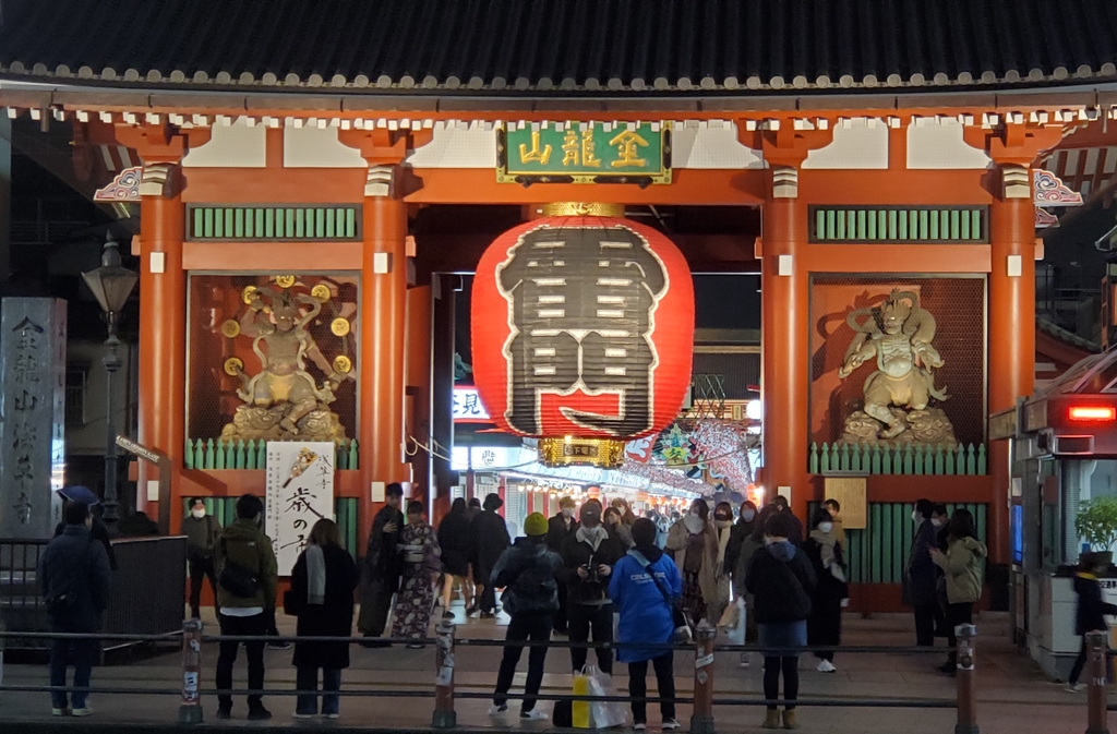 코로나19 확산하는 일본…도쿄 관광지 모습