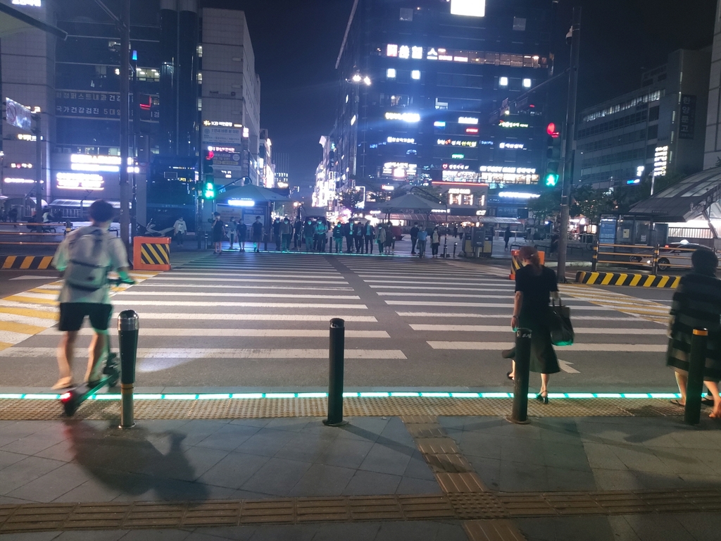 LED 바닥 신호등
