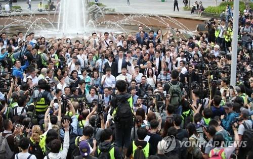 2019년 11월 홍콩 구의회 선거서 범민주 진영 압승