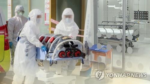 코로나19 확진자 이송 중