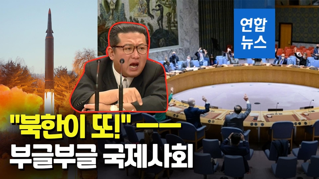 [영상] 북한 극초음속 미사일 발사에 美·유럽 안보리 소집 요구 - 2