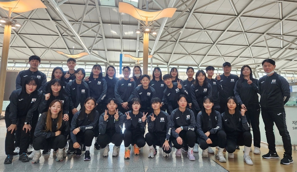 여자하키 국가대표 선수단