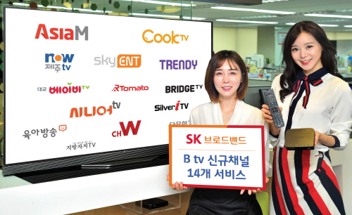 SK브로드밴드, B tv 14개 신규 채널 서비스 - 1