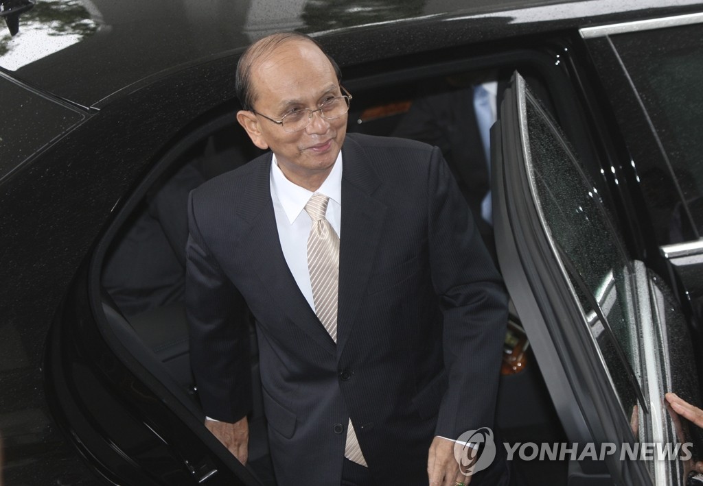 테인 세인 미얀마 대통령(AP.연합뉴스.자료사진)