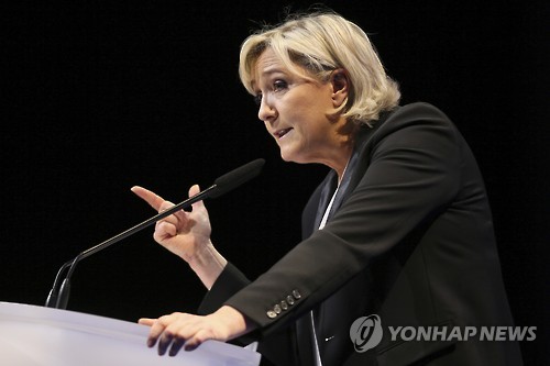 프랑스 극우성향 대선 후보 마린 르펜