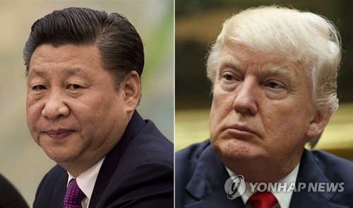 정상회담 앞둔 시진핑(왼쪽)과 트럼프