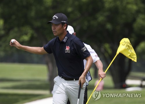 케빈 나의 경기 모습.