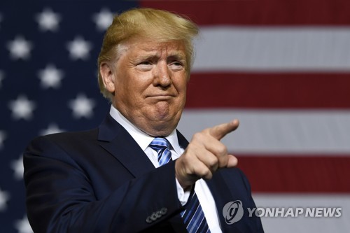 도널드 트럼프 미 대통령