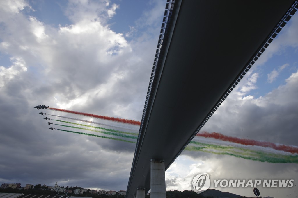 Italy Genoa Bridge