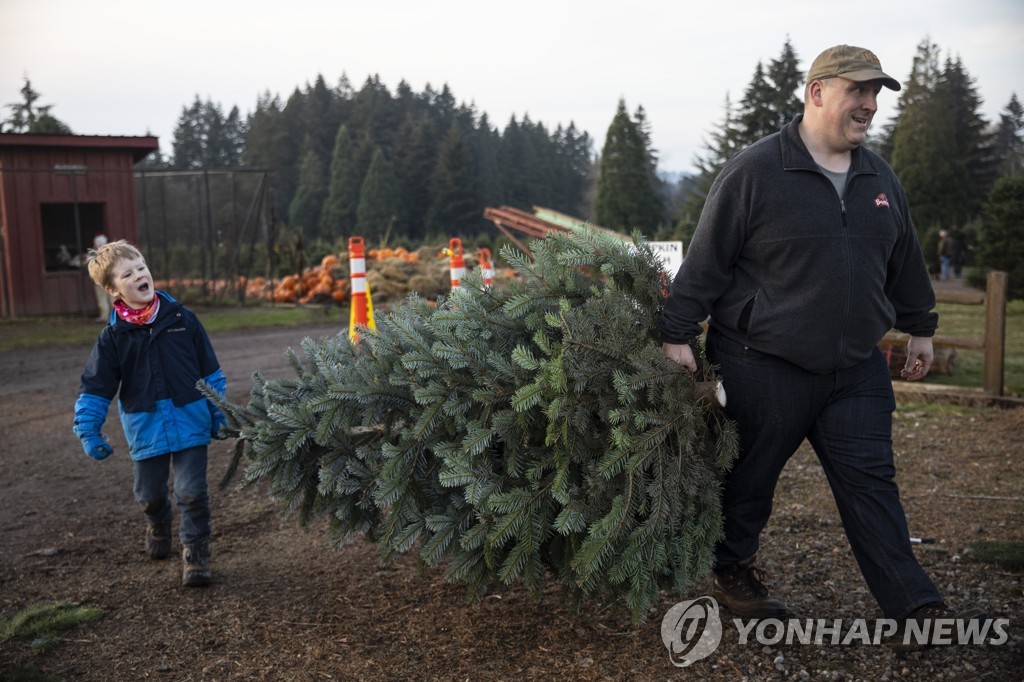 Virus Outbreak Christmas Trees