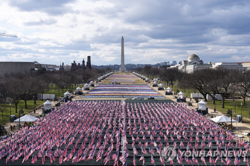 APTOPIX Biden Inauguration Flags