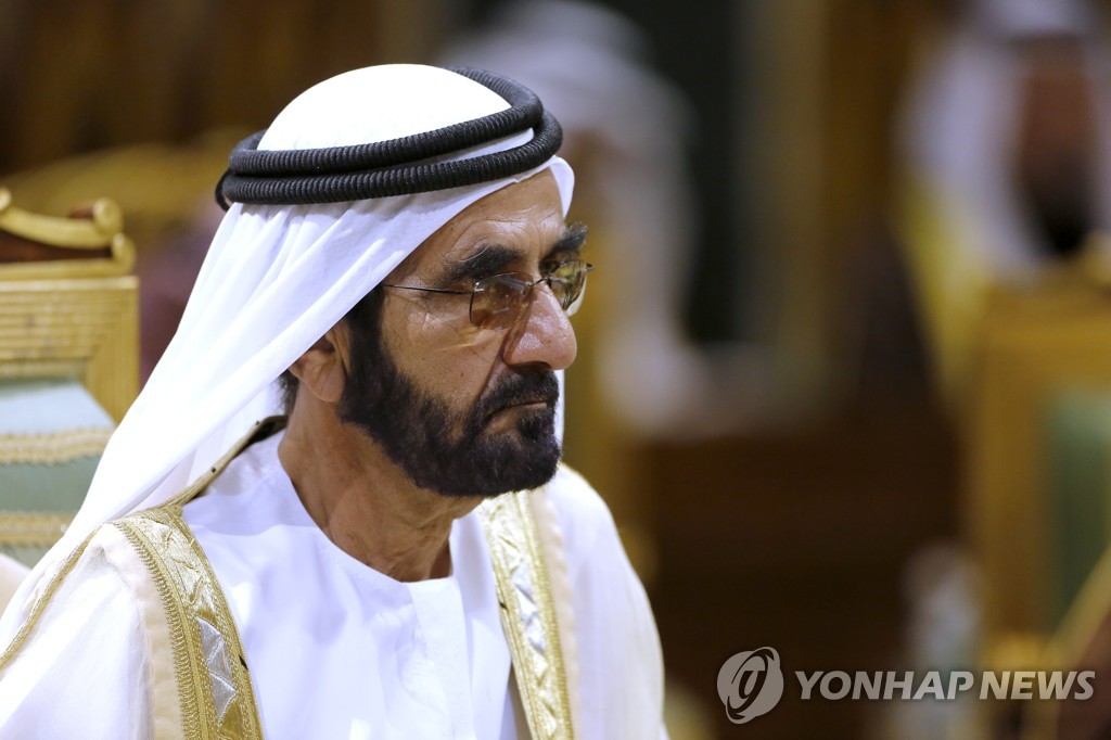 셰이크 무함마드 빈 라시드 알막툼(71) 아랍에미리트(UAE) 총리 겸 두바이 군주의 2019년 모습