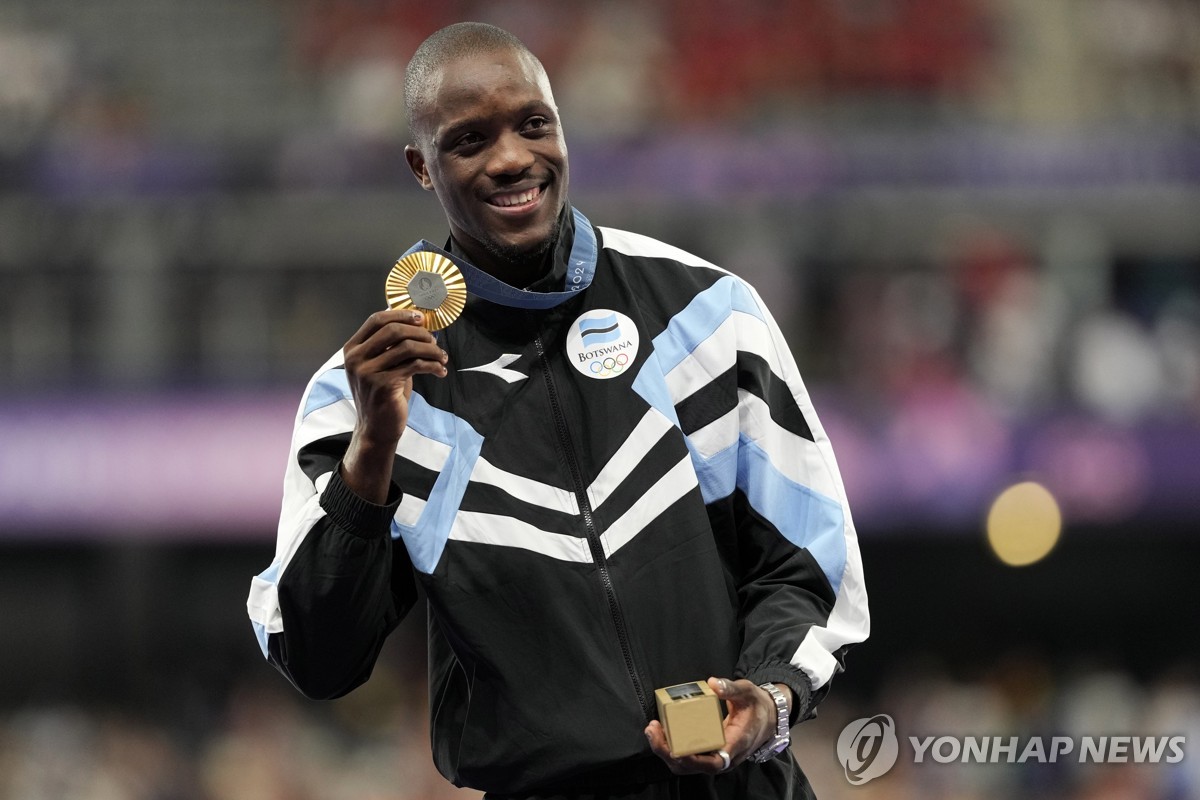 파리 올림픽 육상 남자 200ｍ 챔피언 테보고