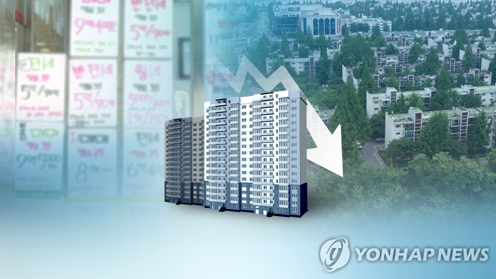 서울 매매가격 전망지수 하락(CG)