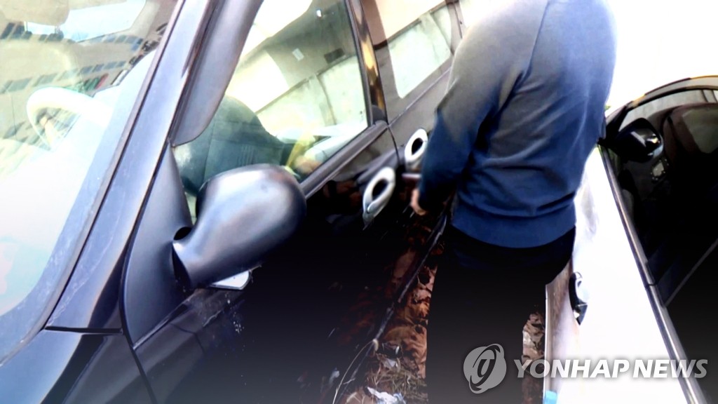 외제차 훔친 절도범 구속(CG)