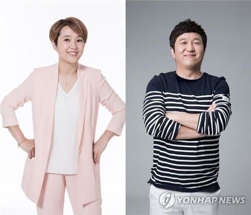 송은이(왼쪽)와 정형돈