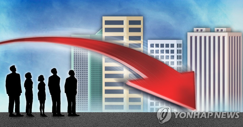 기업 체감 경기지수ㆍBSI 하락(PG)