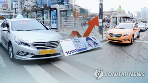택시 기본요금 인상 추진(CG)