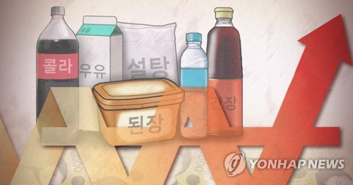 가공식품 가격 상승(PG)