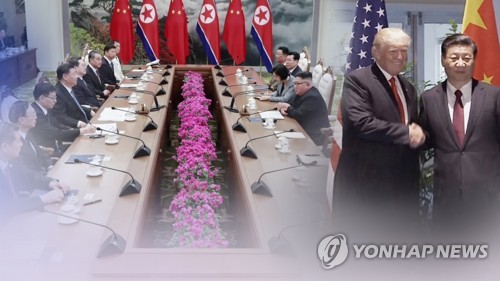 김정은과 '의견일치' 시진핑…트럼프에 전할 메시지는 (CG)