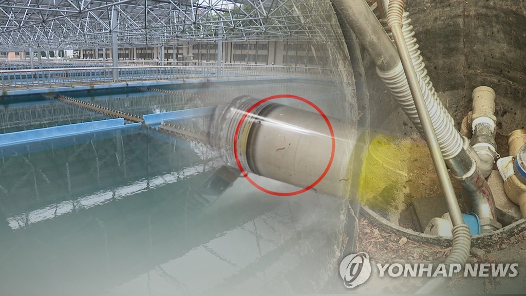 인천 수돗물 유충 발생은 관리 부실 탓…중간결과 발표 (CG)
